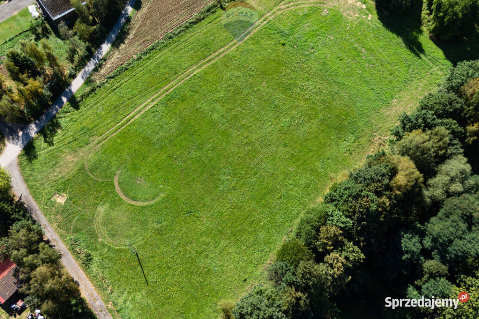 Działka budowlana 70ar media i dojazd z 2 stron Marcyporęba