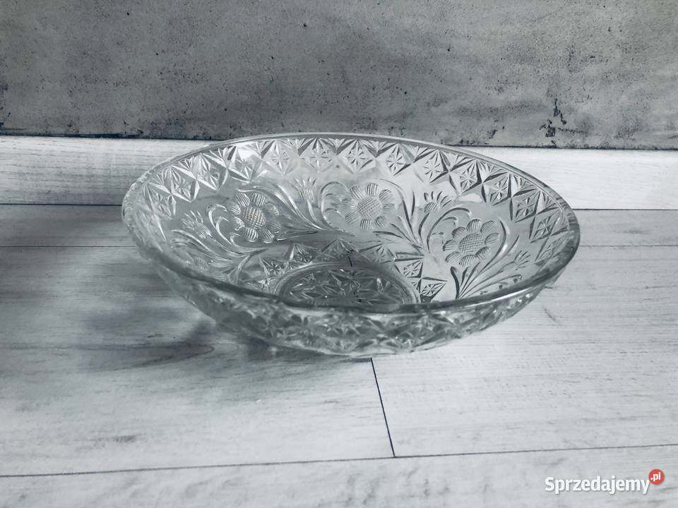 Misa miska szklana PRL duża Łódź sprzedam