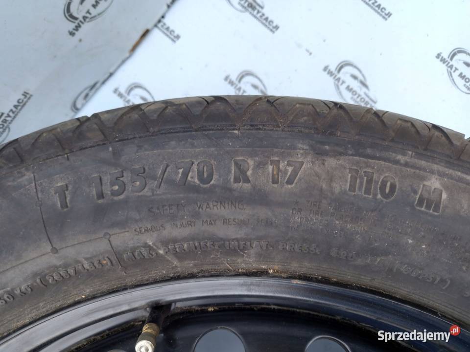 MERCEDES koło dojazdowe 15570 R17 5X112 110M Koła dojazdowe Koła dojazdowe Kielce