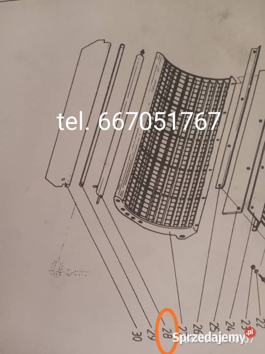Przysłona zaślepka klepiska R689836 Bizon Sampo Tomaszów Mazowiecki