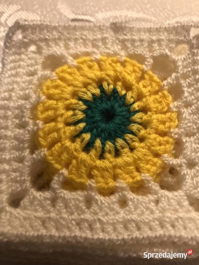 kwadrat babuni kwiaty poduszka narzuta95105 15 Poduszki dekoracyjne Zegrze