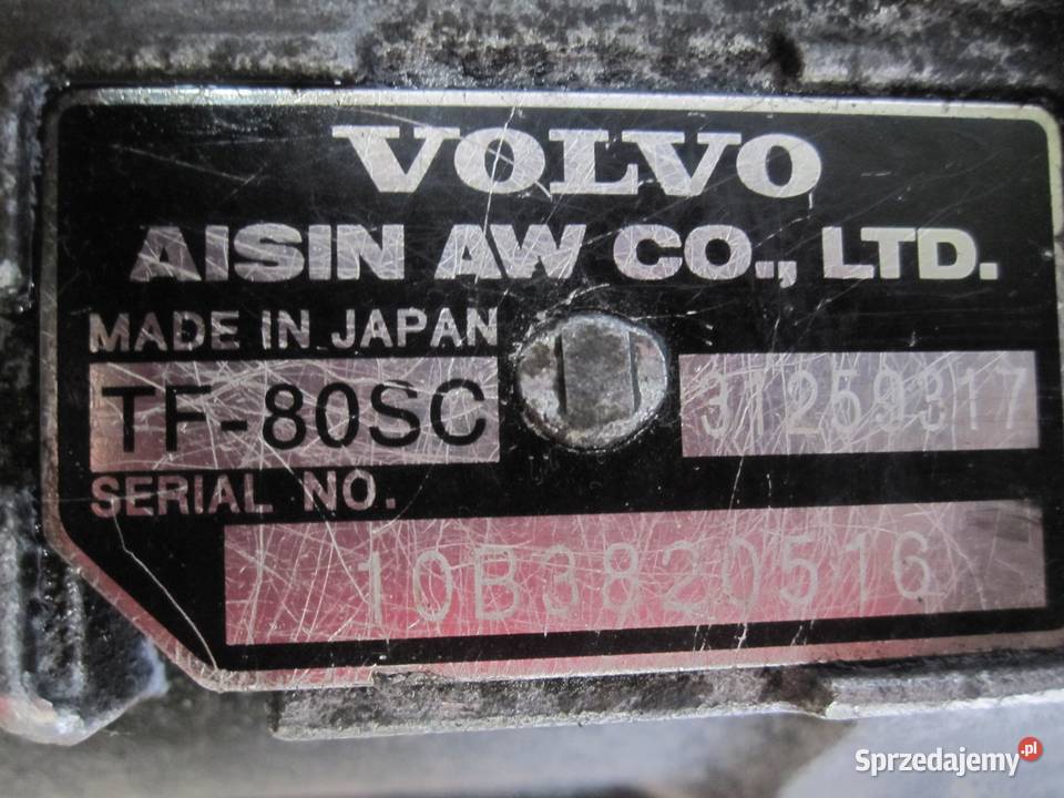 VOLVO XC70 24 D5 D5244T D5244T4 skrzynia biegów osobowe