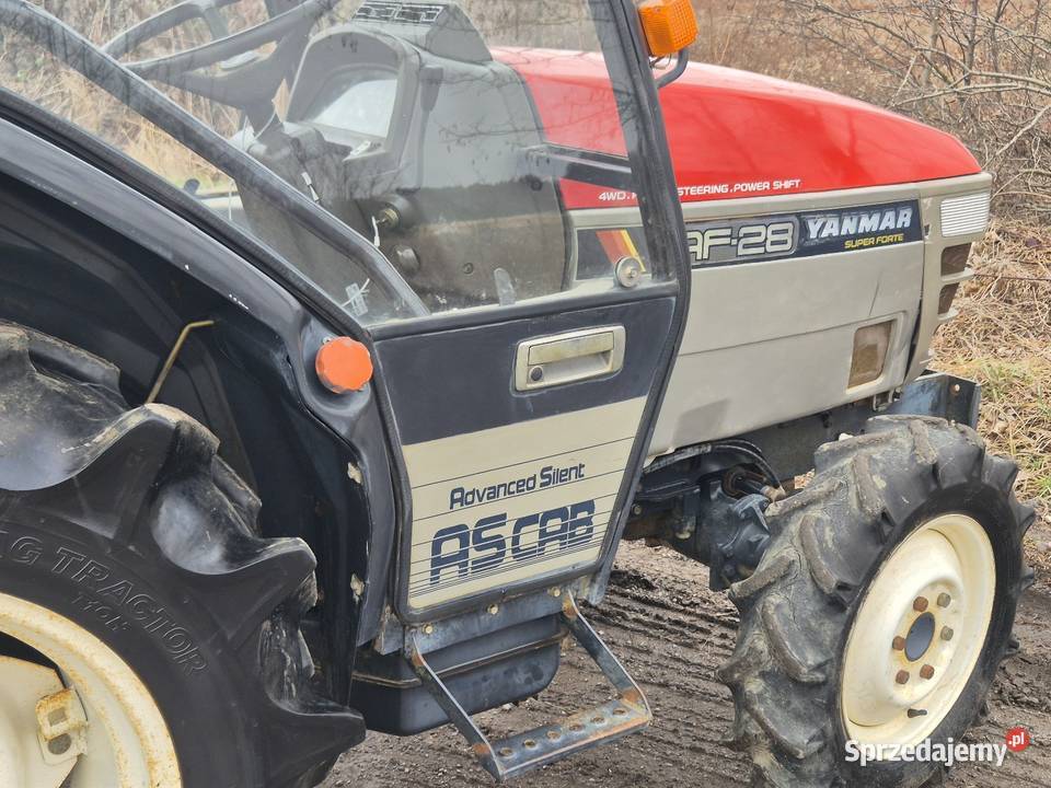 Traktorek YANMAR AF28D 28 44 Wspomaganie