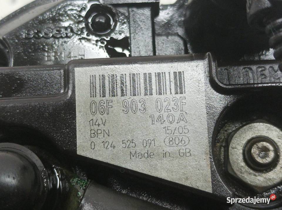 ALTERNATOR 06F903023F 0124525091 19 TDI Audi A3