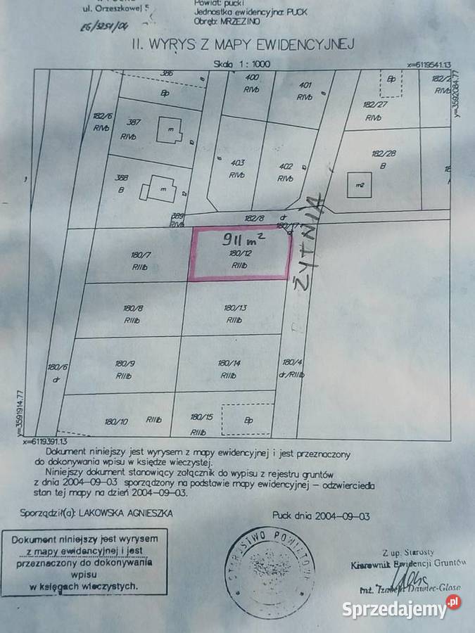 Działka budowlanaMrzezino pomorskie Mrzezino