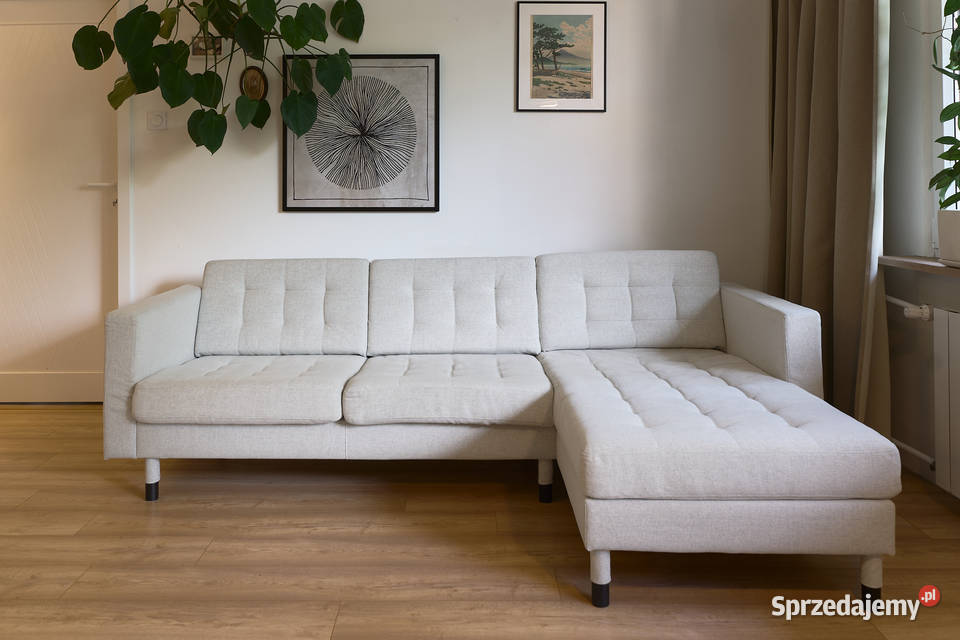 IKEA Landskrona sofa 3osobowa z szezlongiem mazowieckie Pruszków