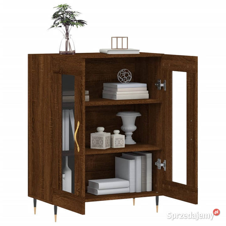 Szafka brązowy dąb 695x34x90 materiał sprzedam