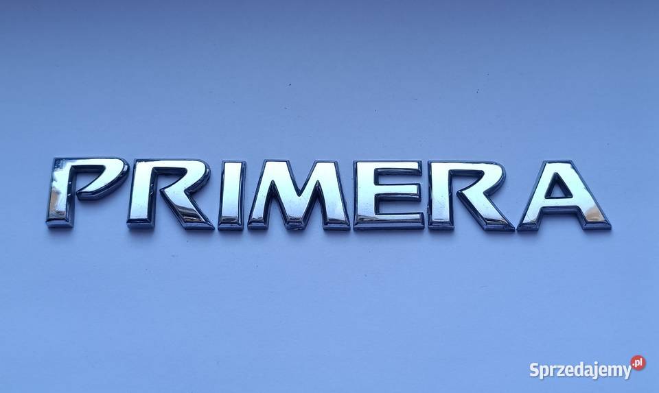Napis emblemat Nissan Primera P12 0207r Karoseria Lipno sprzedam