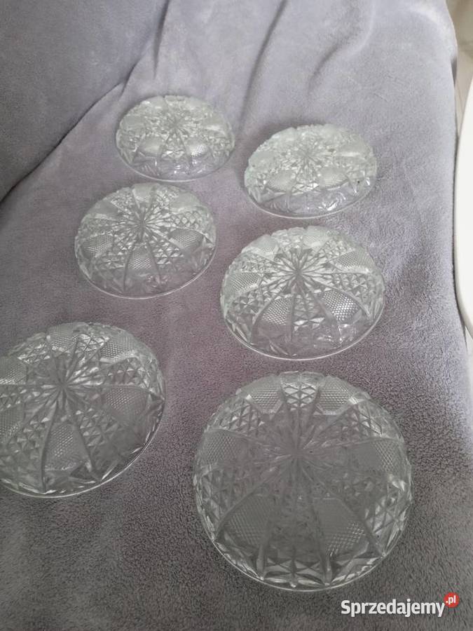 6 x talerzyk miseczka szkło PRL Porcelana i szkło Mysłowice