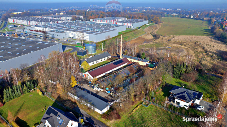 Usługi produkcja magazyny z domem mieszkalnym sprzedam