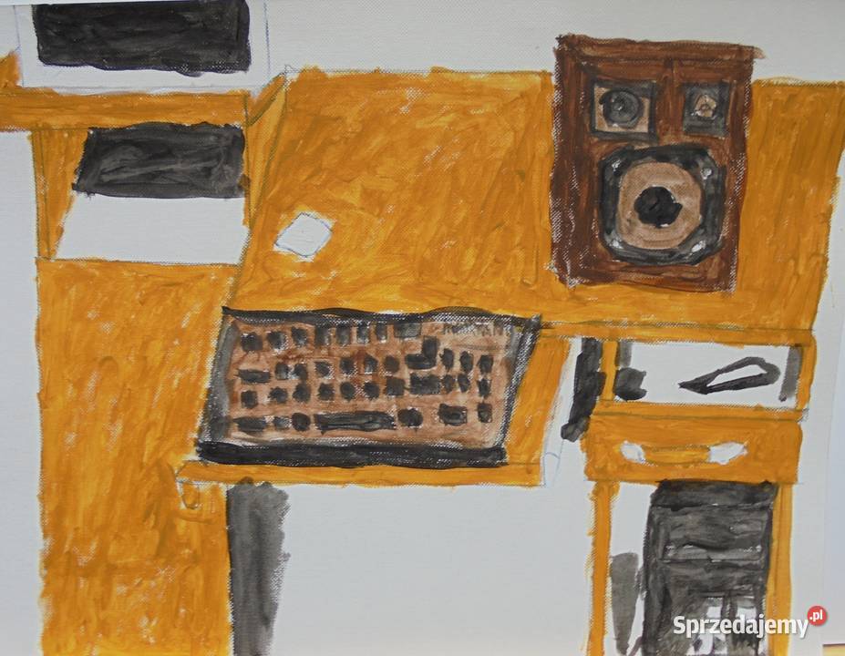 Baranek i jajka i inne akryl Wojciech Stawiarski mazowieckie Warszawa sprzedam