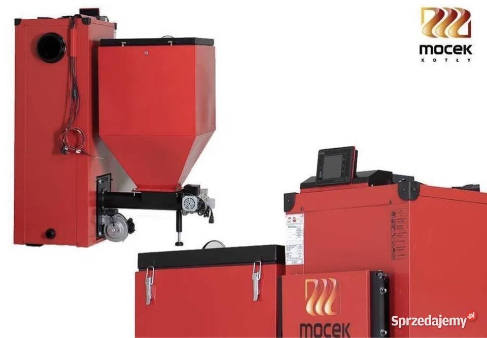 Kocioł na ekogroszek pellet drewno Moceko PRO Łódź