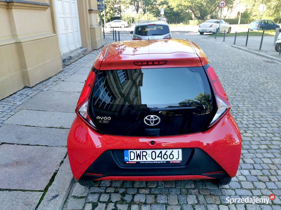 Toyota Aygo czerwony Wrocław