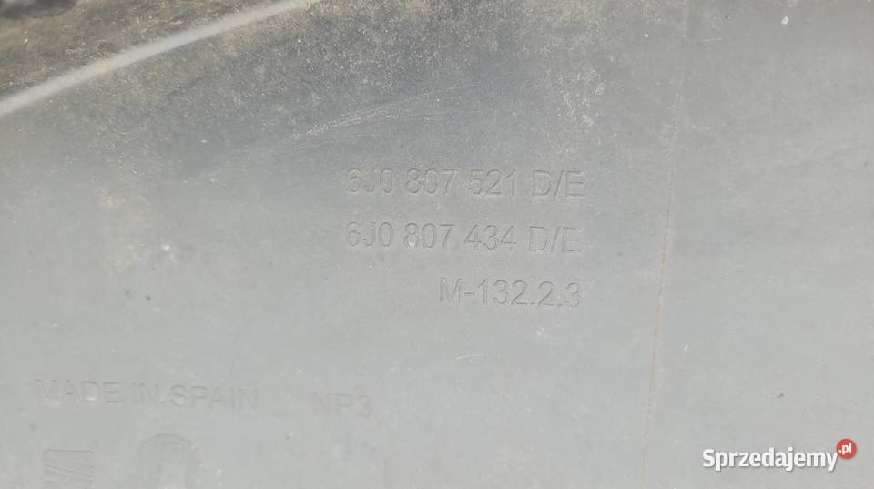 SEAT IBIZA IV 6J DOKŁADKA DYFUZOR ZDERZAKA TYL Motoryzacja Ruda Śląska