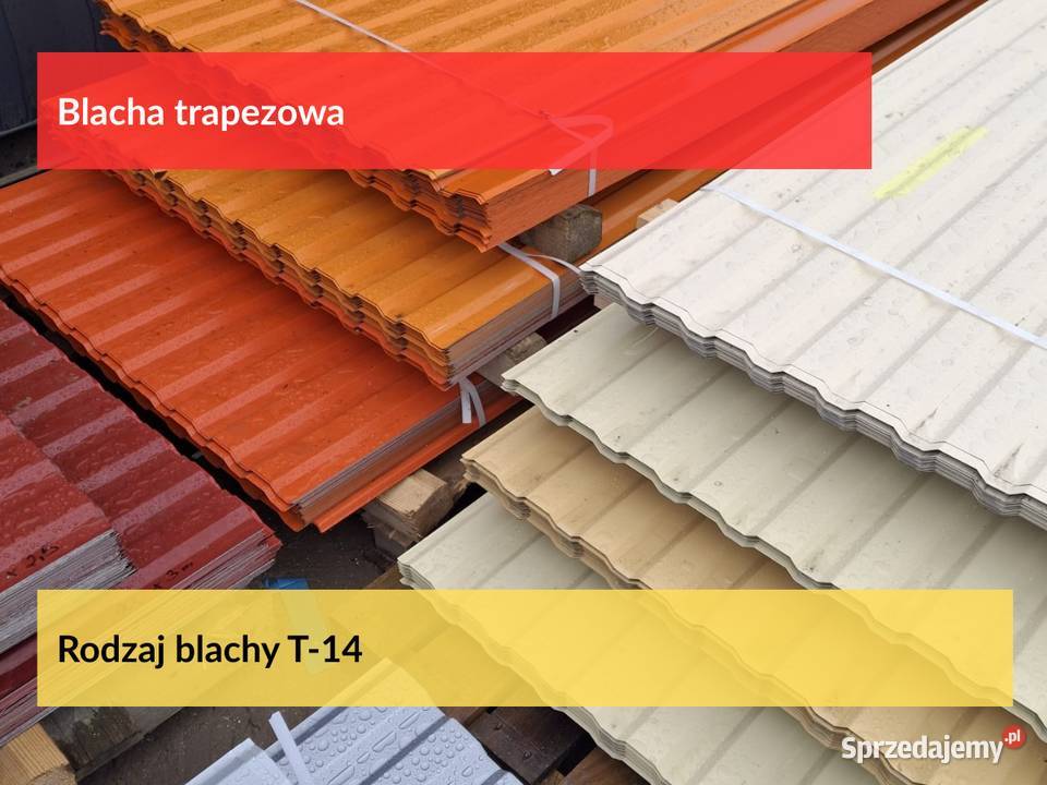 Blacha Trapezowa T14 2 gat w kolorze 9010 Biały Puszczykowo