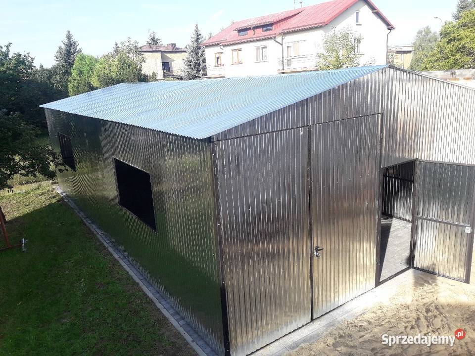 GARAŻ BLASZANY Garaże Blaszane Wiata Stalowa Ryki