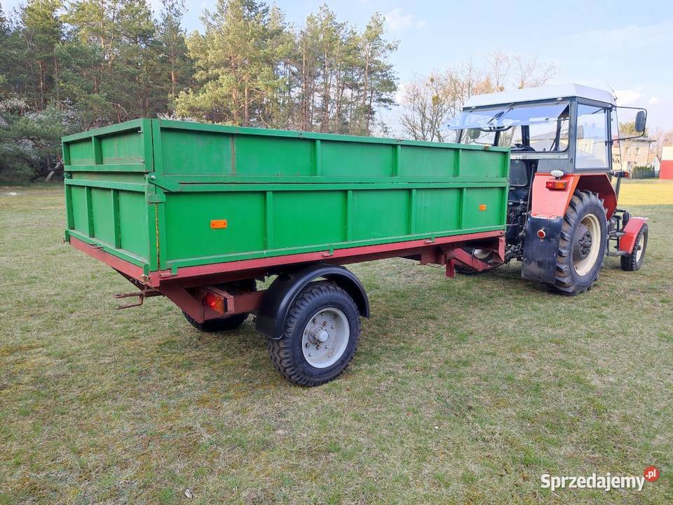 Przyczepa rolnicza jednoosiowa wywrotka