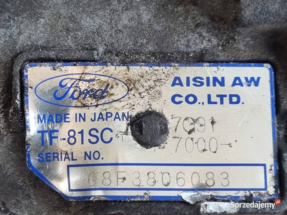 AUTOMATYCZNA SKRZYNIA BIEGÓW Ford Galaxy III MK3 Skrzynie biegów manualne Rudka