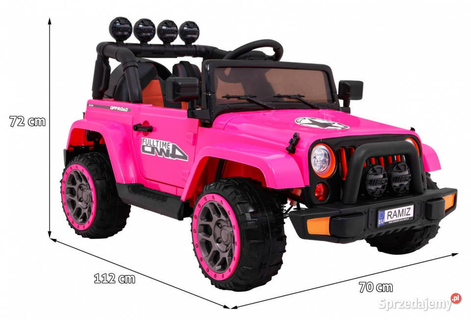 Pojazd Terenowy 4x4 Dzieci 12V 4 Silniki LED Łopuszno sprzedam