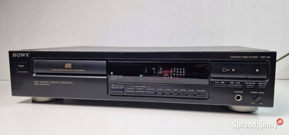 Cd player SONY CDP 397 CDP397 odtwarzacz Audio Międzychód sprzedam