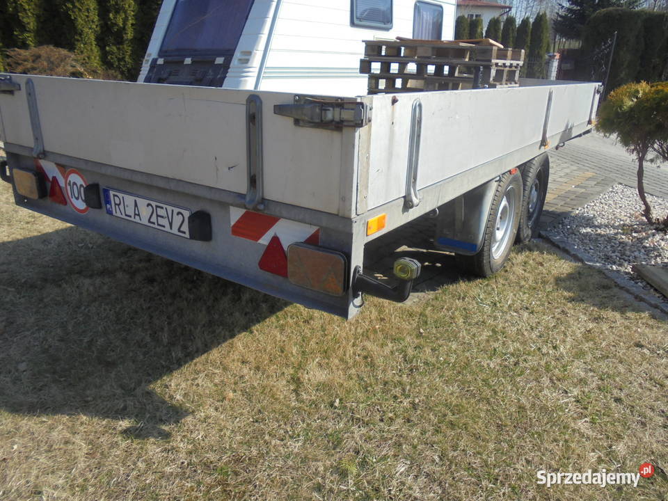 przyczepa samochodowa skrzyniowa 2700 dmc Sonina