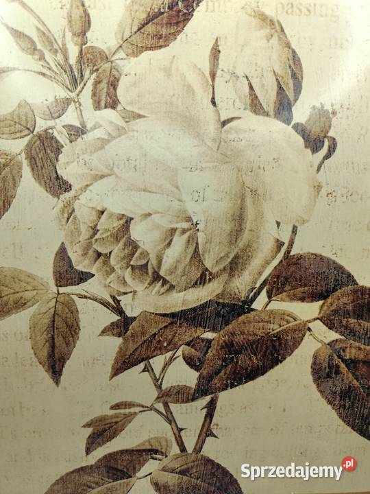 Szyld metalowy vintage znak reklama Tea Rose Zamość