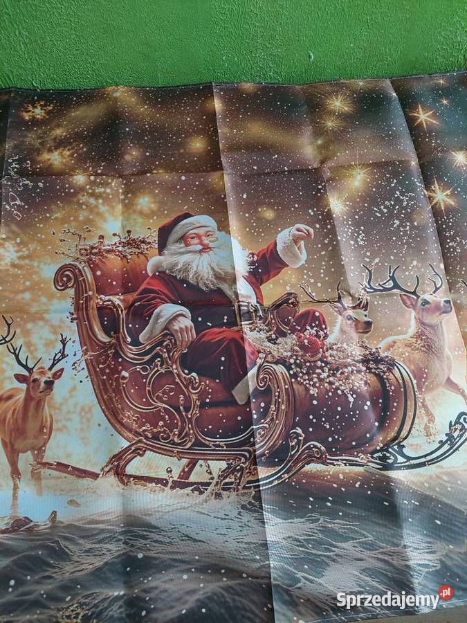 Obrus z motywem świątecznym 90140 Piotrków Trybunalski sprzedam