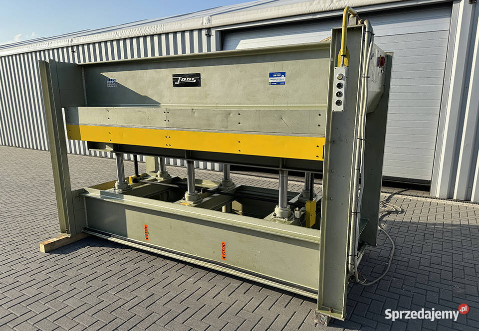 Prasa półkowa hydrauliczna do forniru JOOS typ Sierakowska Huta