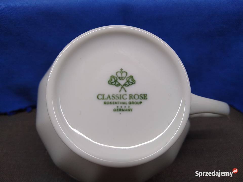 Filiżanka spodek Rosenthal Biała Maria wielkopolskie Kalisz