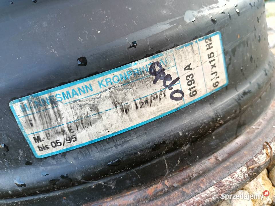 Felgi Stalowe Opel OmegaAstra 15 6 12 J ET 49 stalowe Rzeszów
