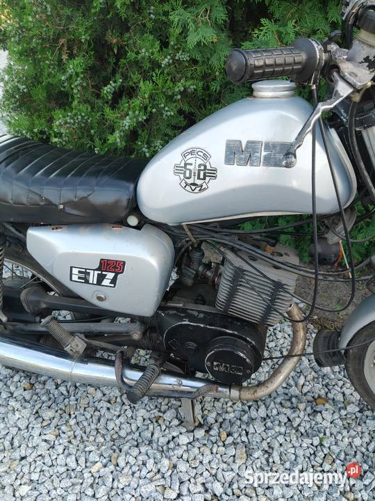 MZ etz 125 z dokumentami do rejestracji na białą Kalisz