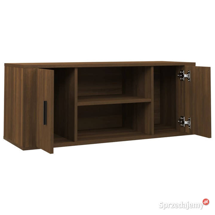 Szafka pod telewizor brązowy dąb 100x35x40 mazowieckie