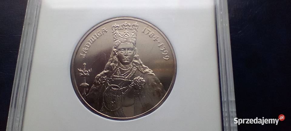 Stare monety 100 złotych 1988 Jadwiga grading podkarpackie