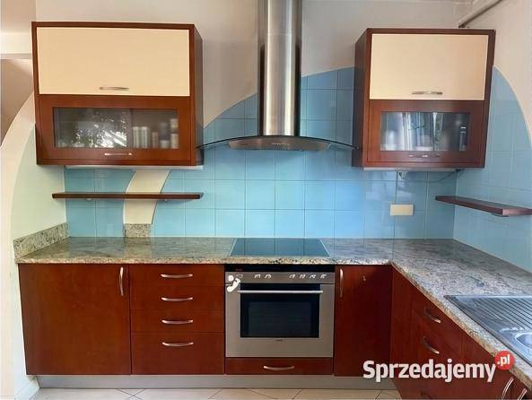 Sprzedam meble kuchenne drewniane blat marmur Józefosław