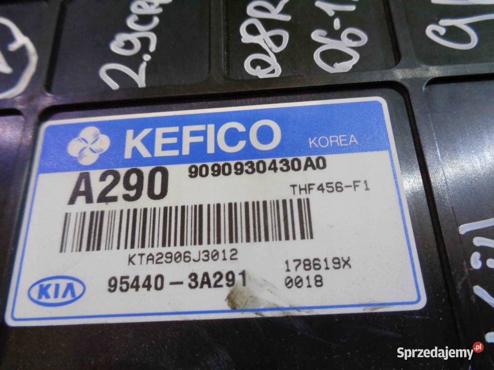 CARNIVAL III 29 CRDI 08r sterownik skrzyni Czujniki i sterowniki Suków