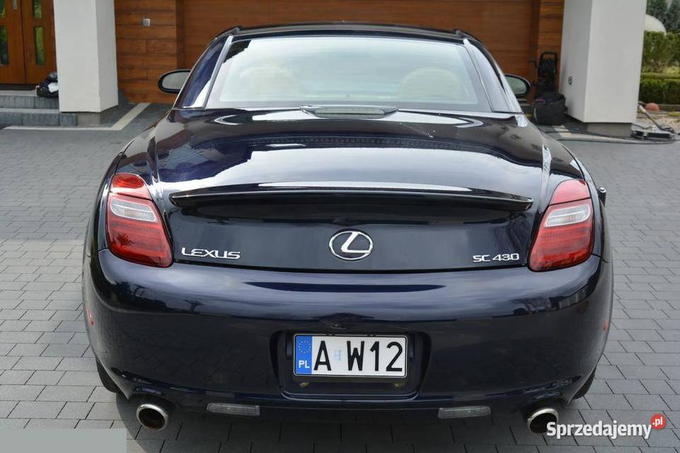 Lexus SC 43 benzyna 285 2006r niski przebieg Dziękowizna