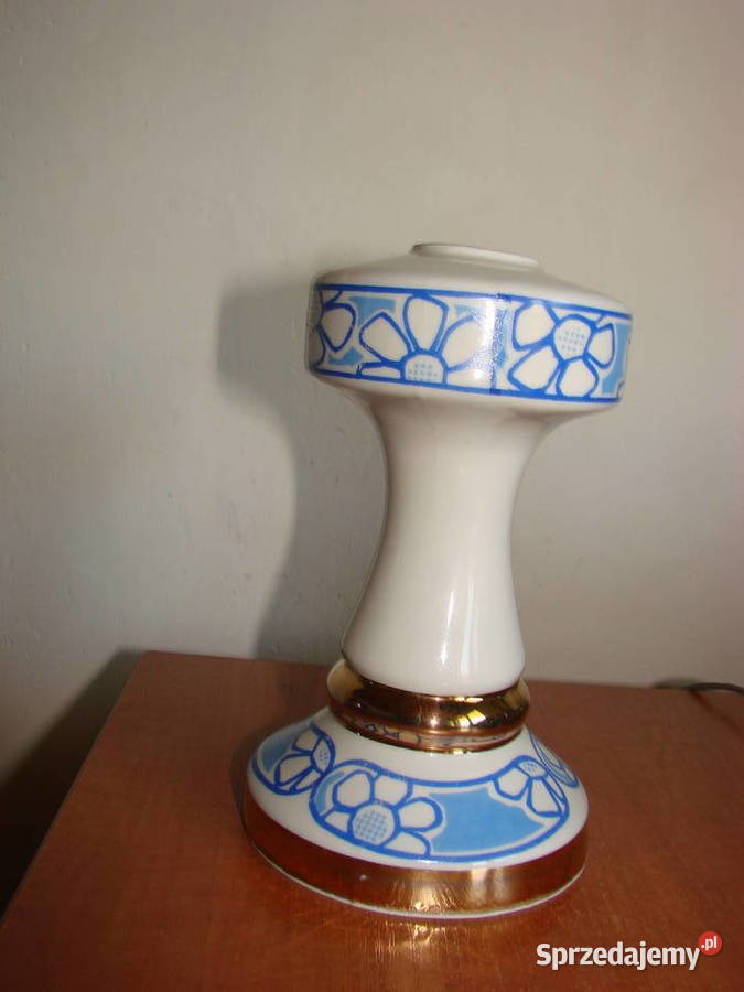 podstawa lampki nocnej PRL Porcelana i szkło Pruszcz Gdański