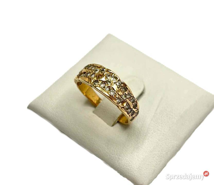 Złoty Pierścionek pr 585 34g R15 Elbląg