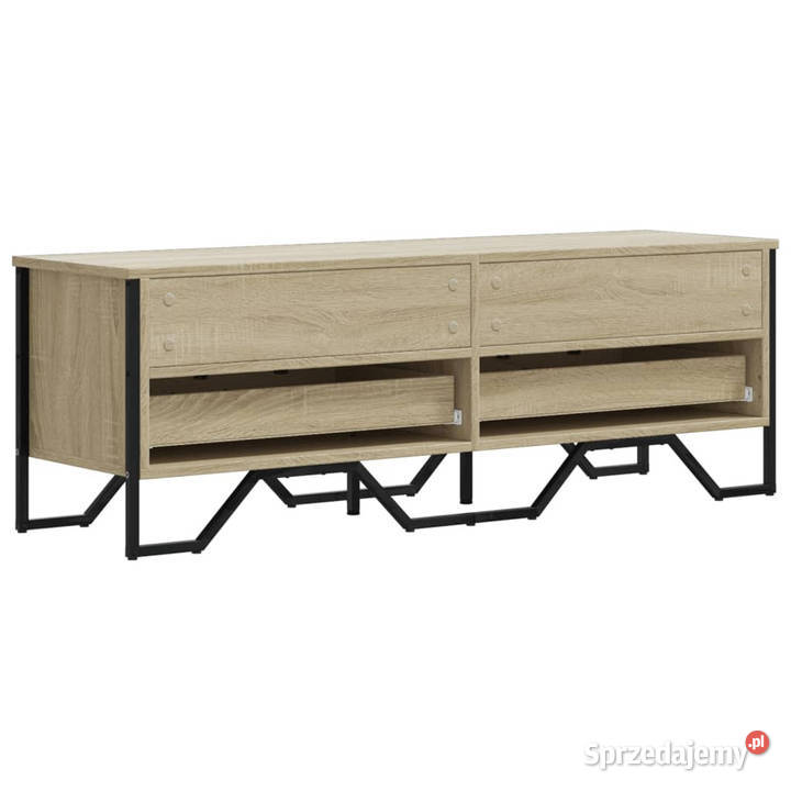 Szafka pod TV dąb sonoma 122x34x41 materiał Warszawa