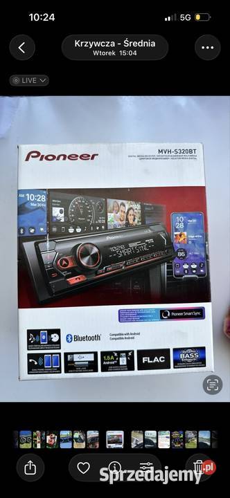 Radio Pioneer Bluetooth Średnia