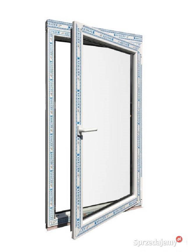 Okna ciemny dąbbiałe PCV 810 x h139060 Toruń