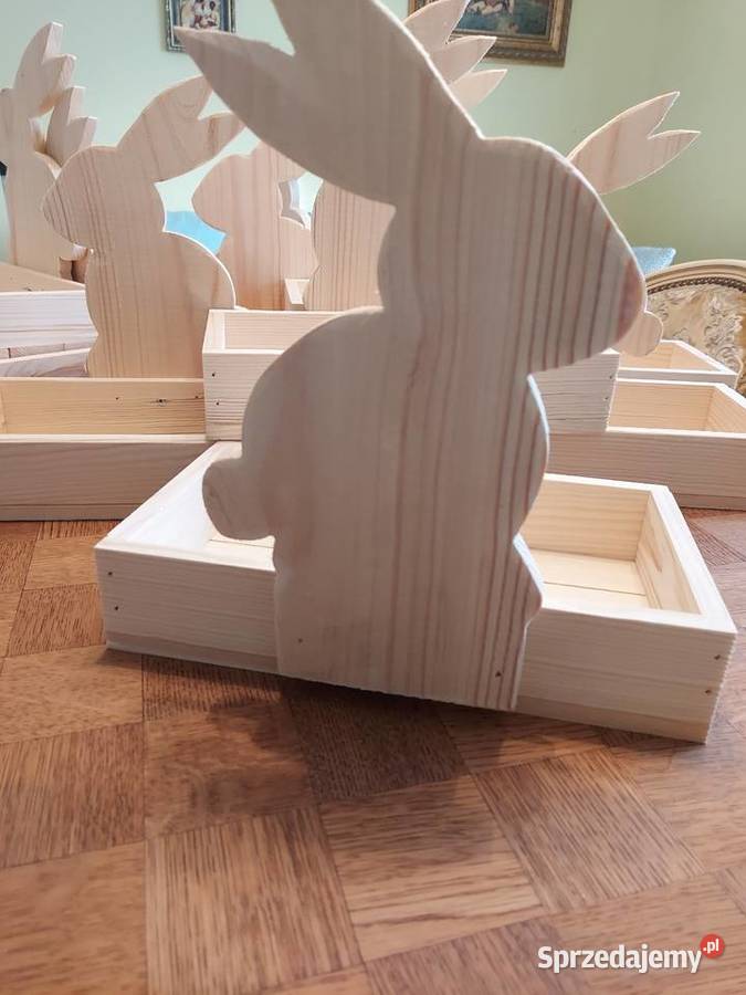 Skrzyneczka zajączek beżowy Koło