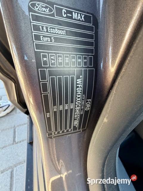 FORD Grand C 16 Benzyna Alu Niemiec immobilizer