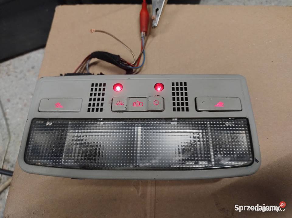 Lampka ambiente Passat B5 Skoda Superb czerwone Rynarzewo