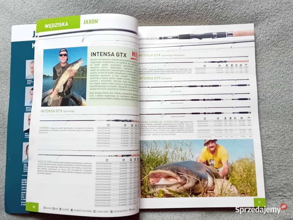 Katalog sprzętu wędkarskiego Jaxon 2019 r Koźminek sprzedam