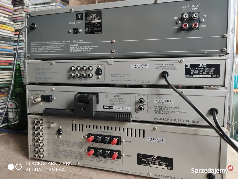 duża wieża audio JVC made in Japan zachodniopomorskie Mosty