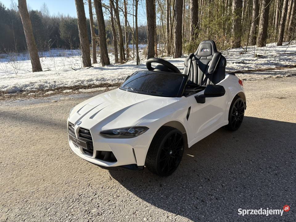 Samochód na akumulator BMW M4 12V pilot EVA LED