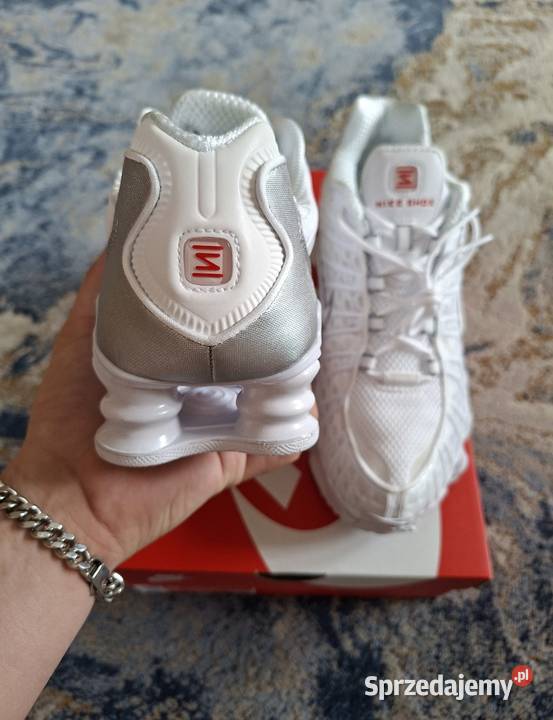 Buty Nike Shox TL White Metallic Silver r43 małopolskie Nowy Sącz