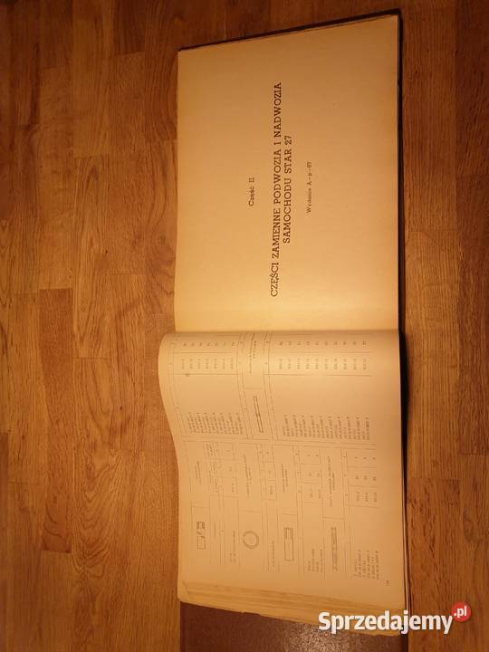 Katalog części zamiennych samochodu Star 27 Bydgoszcz