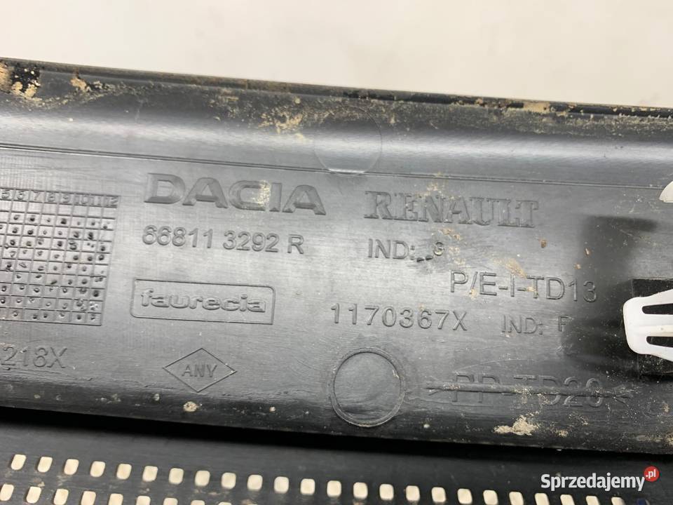 PODSZYBIE DACIA DUSTER 668113292R Hatchback